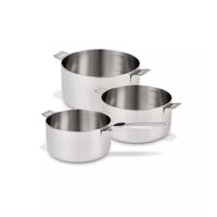 Série de 3 casseroles en inox Evolution avec poignée - Visuel 0